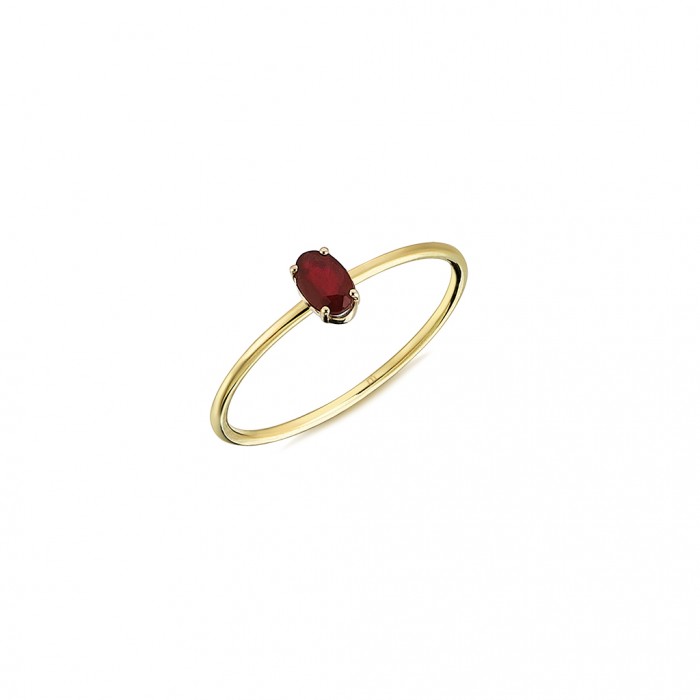  14K Gold Ring with diamond   0,33ct