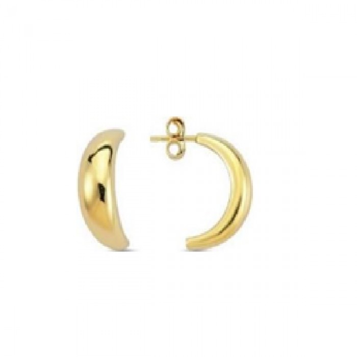 14 K Gold Zircon stone Earring 2,08 gr 