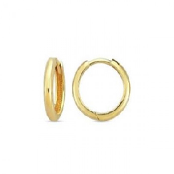 14 K Gold Zircon stone Earring 1,31 gr 