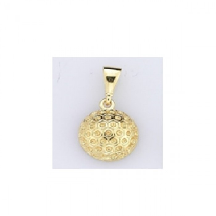  14K Gold Zircon stone Pendant 0,9 gr 