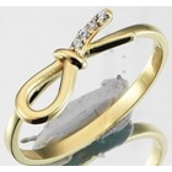  14K Gold Zircon stone Ring 1,51 gr 