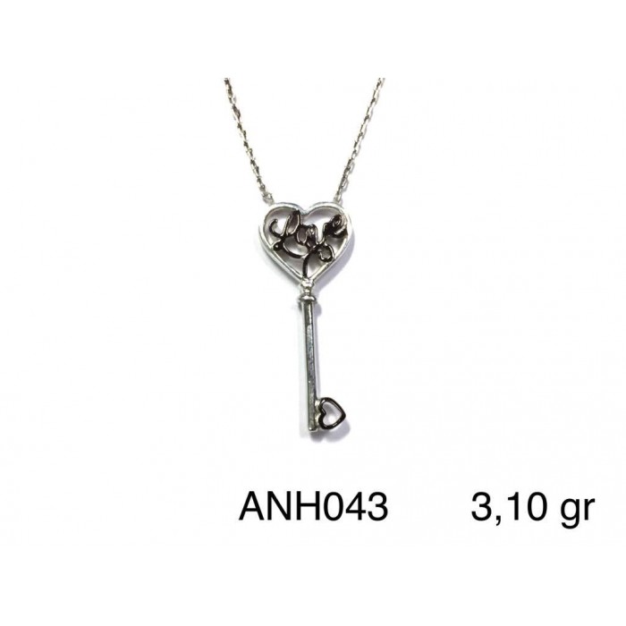 Silver    necklace    with    pendant                                          ANH043-925K