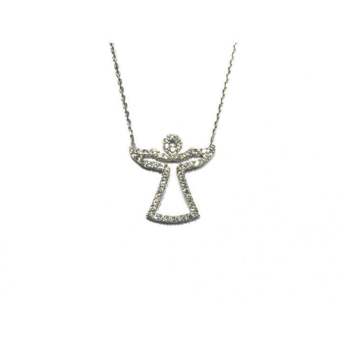 Silver    necklace    with    pendant                                     MLK123-925K