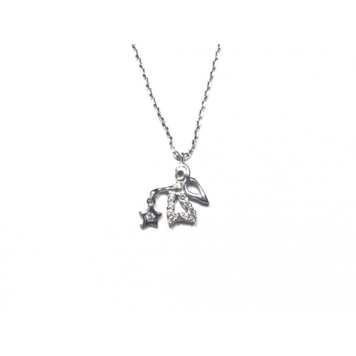 Silver    necklace    with    pendant                                     MLK124-925K