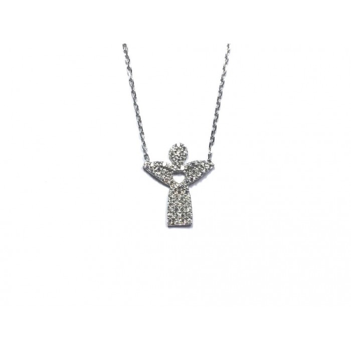 Silver    necklace    with    pendant                                     MLK128-925K