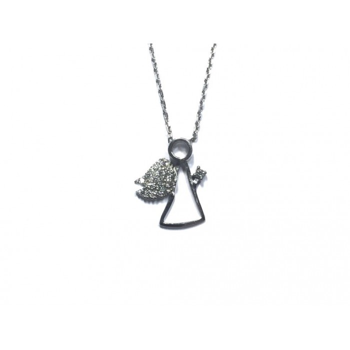 Silver    necklace    with    pendant                                     MLK130-925K