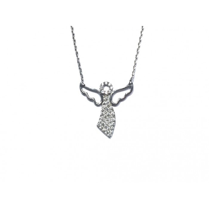 Silver    necklace    with    pendant                                     MLK132-925K