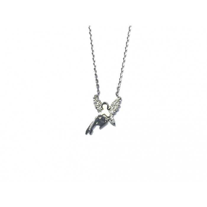 Silver    necklace    with    pendant                                     MLK135-925K