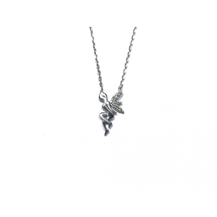 Silver    necklace    with    pendant                                     MLK140-925K