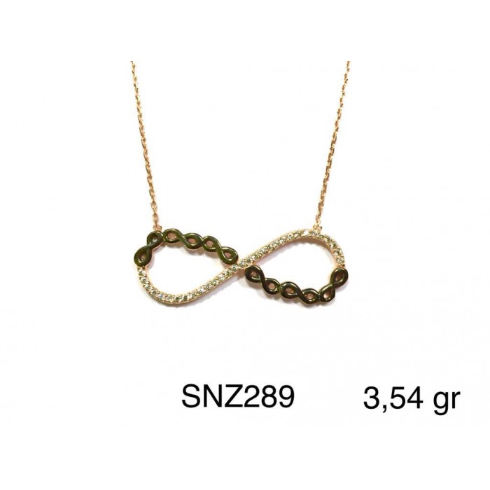 Silver    necklace    with    pendant                                     SNZ289-925K