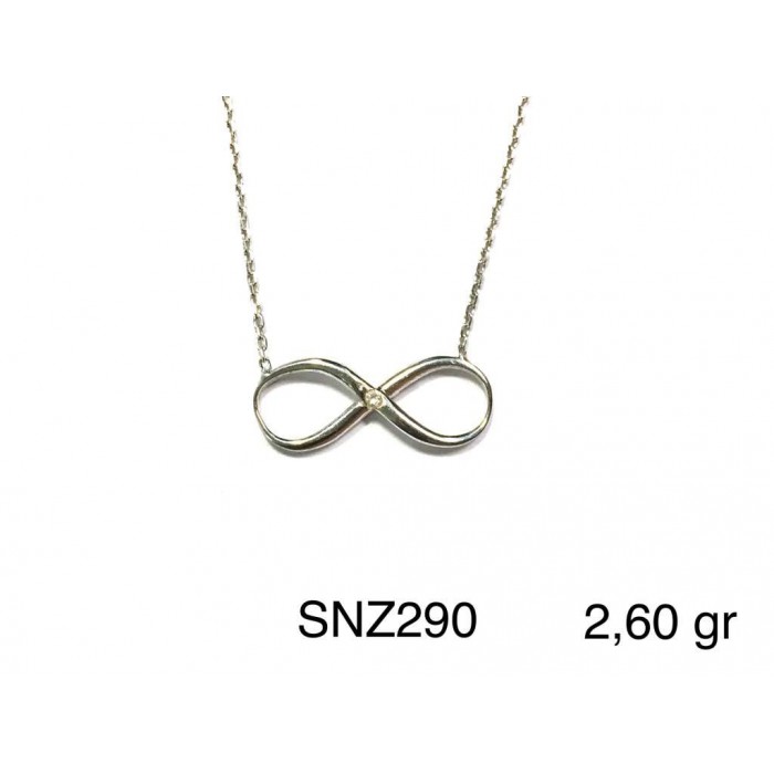 Silver    necklace    with    pendant                                     SNZ290-925K