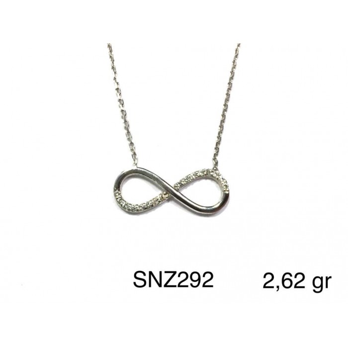 Silver    necklace    with    pendant                                     SNZ292-925K