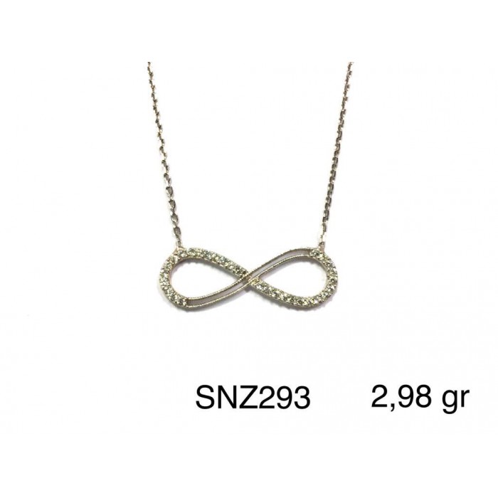 Silver    necklace    with    pendant                                     SNZ293-925K