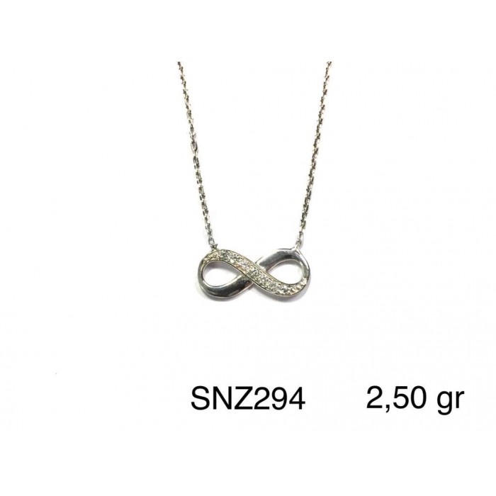 Silver    necklace    with    pendant                                     SNZ294-925K