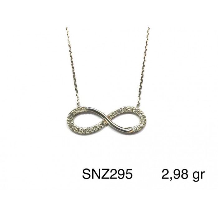 Silver    necklace    with    pendant                                     SNZ295-925K