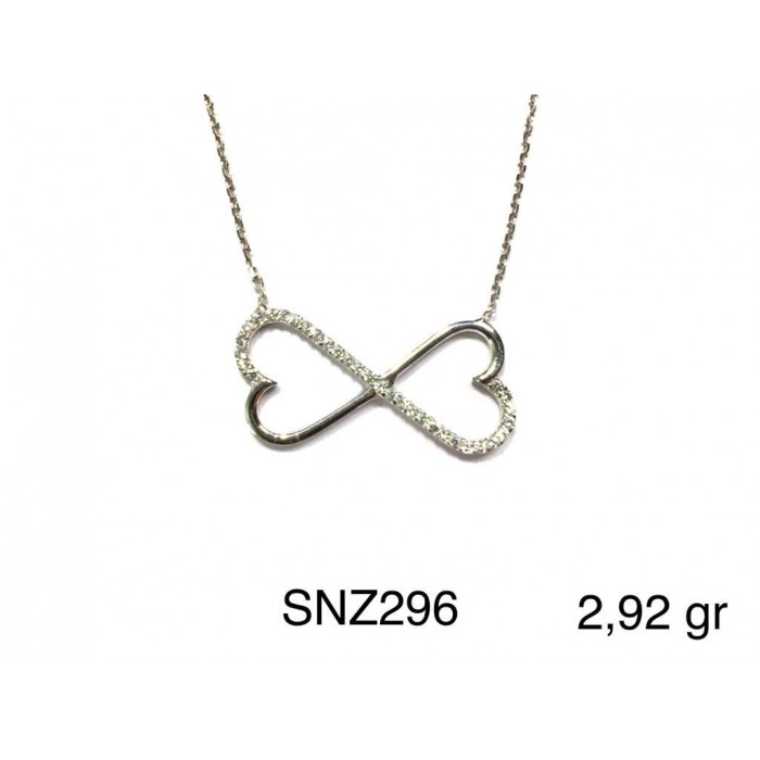 Silver    necklace    with    pendant                                     SNZ296-925K