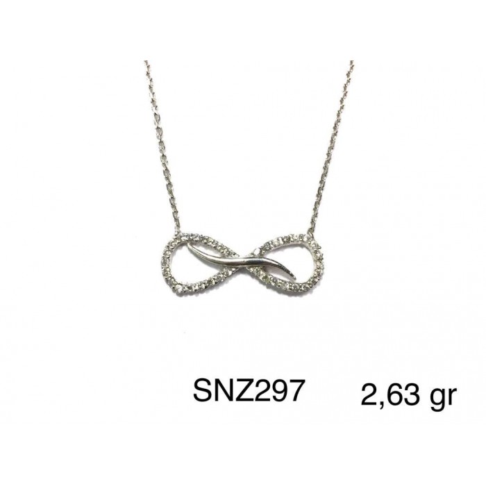 Silver    necklace    with    pendant                                     SNZ297-925K