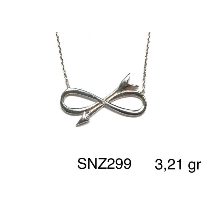 Silver    necklace    with    pendant                                     SNZ299-925K
