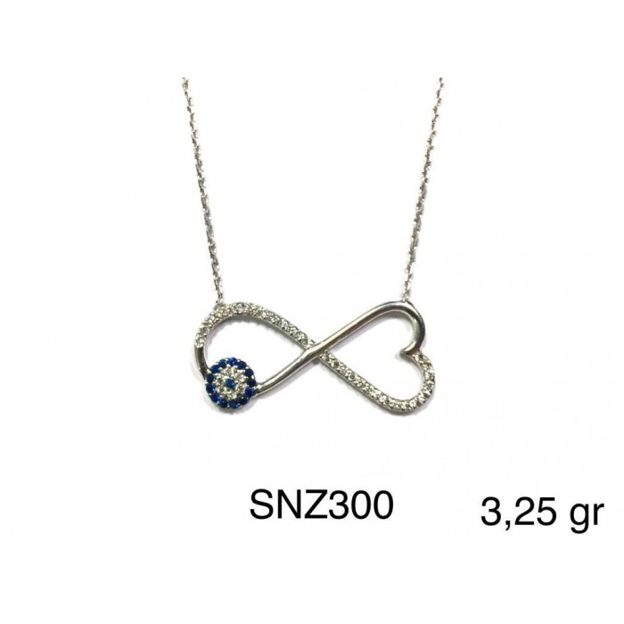 Silver    necklace    with    pendant                                     SNZ300-925K