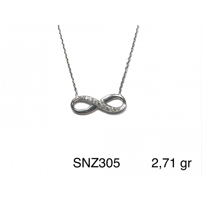 Silver    necklace    with    pendant                                     SNZ305-925K